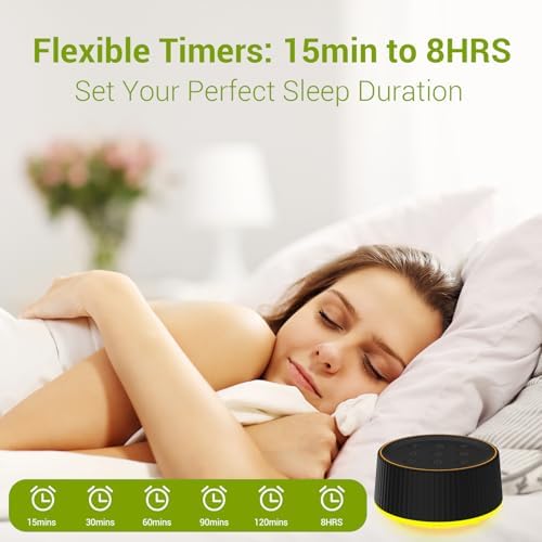 White Noise Machine,Black Sleep Sound Maker,26 Sounds - Image 3