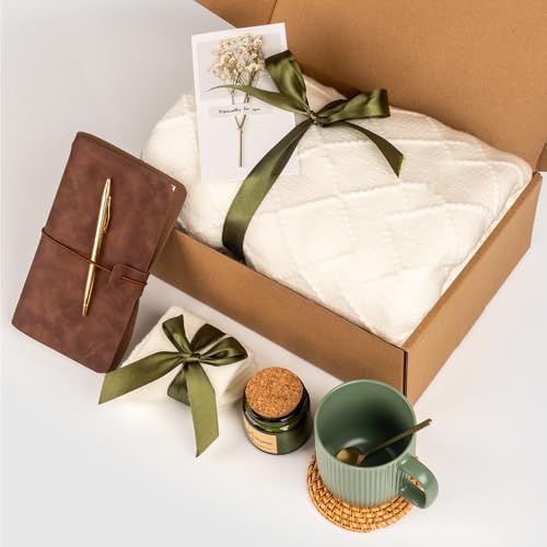 Birthday Gift for Women Friendship, Gifts for Women Birthday Unique Self Care, Gifts Basket for Best Friend, Sister, Mom, Teen Girls, Wife, Girlfriend, Coworker (Olive Green) - Image 3
