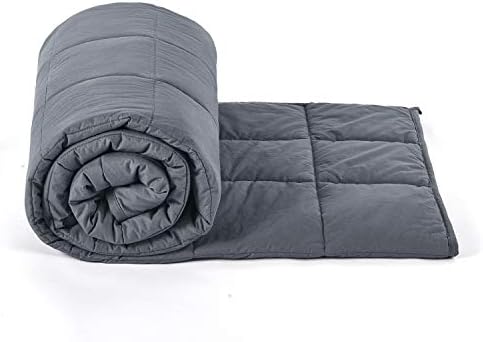 RelaxBlanket Cotton Weighted Blanket 100% Cotton with Premium Glass Beads for All-Season 80''x90'' 30lbs,Dark Grey - Image 6