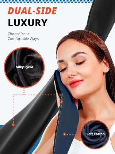 SARISUN Eye Mask for Side Sleepers, Wrap-Around Light Blocking Sleep Mask - Image 3