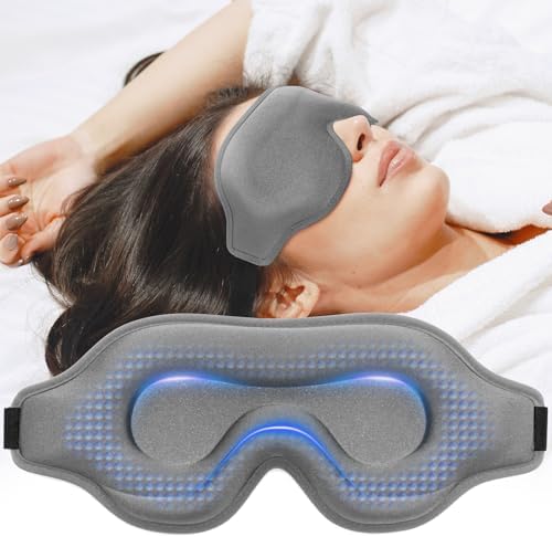 3D Blackout Weighted Eye Mask for Sleep, Eye Cover for Men Women by AlbatrossHealthNewEngland