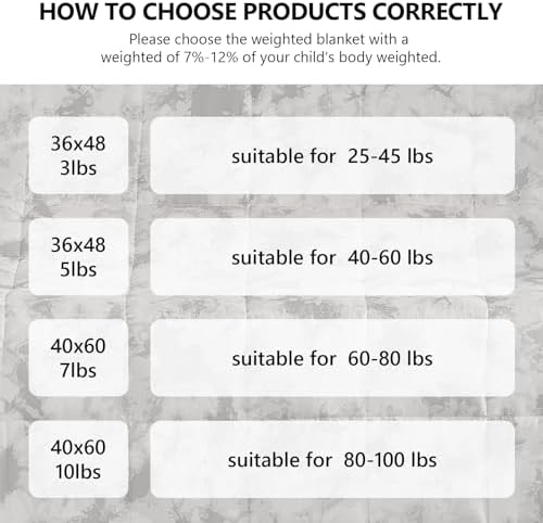L'AGRATY Weighted Blanket - 40"x60" 7lbs Cooling Breathable Microfiber Material with Glass Beads Small Blanket for All-Season Summer Fall Winter Soft Thick - Image 6