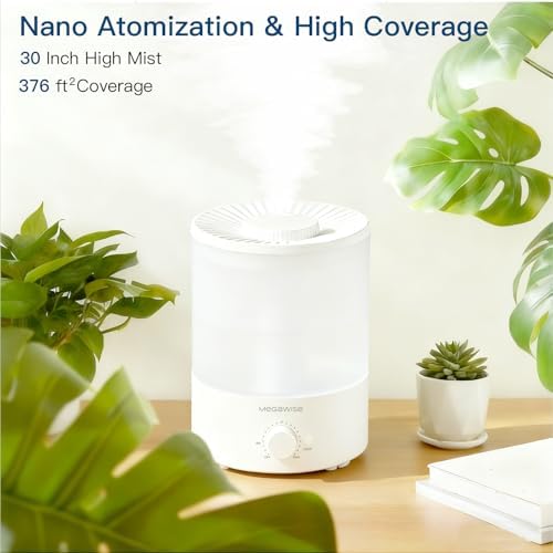 MegaWise Topfill 7-colour Night light humidifier for Kid bedroom with 3.5L Large Capacity, No leakage Design Fine Mist Output Auto Shutoff, Essential Oil Safe Tank - Image 4