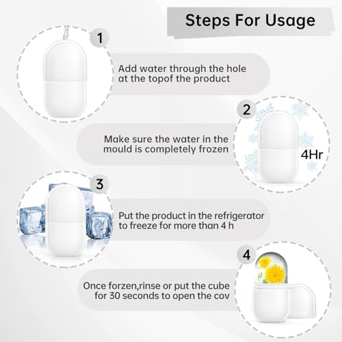 Upgraded Ice Facial Roller for Face and Eye Beauty, Gua ShaFacial Tools ,Neck Massage, Silicone Ice Mold,Self Care for Women - Image 6