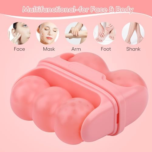 Fronnor Ice Roller for Face,Eyes,Cooling to Tighten Brighten Complexion, Soothing Skin Care Tool, Massager Under Eye Puffiness,Gift for Women - Image 5
