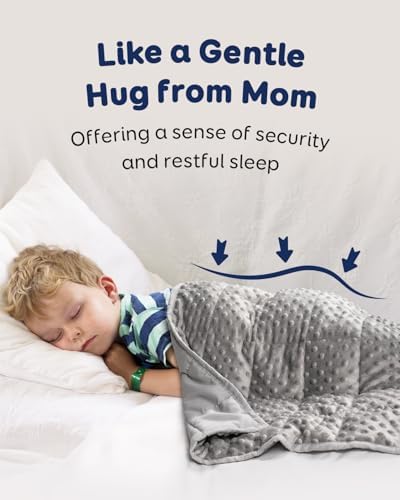 Kivik Weighted Lap Pad, Minky Dots Small Weighted Blanket, 20"x30" 2lbs - Image 2