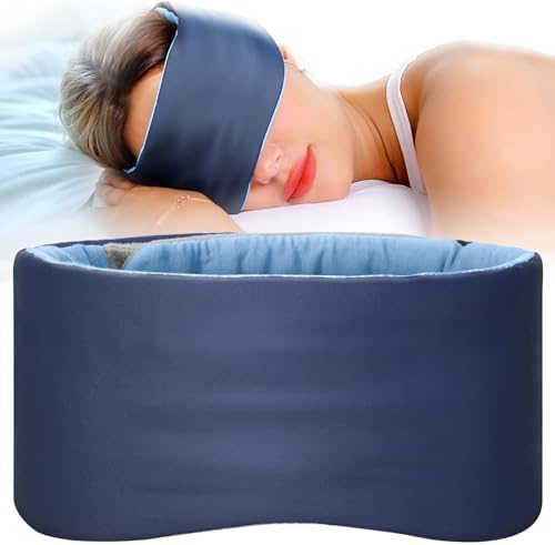 SARISUN Eye Mask for Side Sleepers, Wrap-Around Light Blocking Sleep Mask by SARISUN