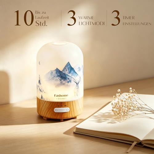 Hand Blown Glass Essential Oil Diffuser for Home, Yoga and Office - Image 4