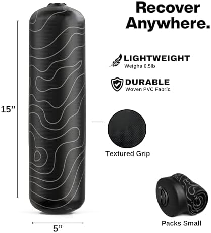 Inflatable Travel Foam Roller for Muscle Recovery and Back Support - Image 3