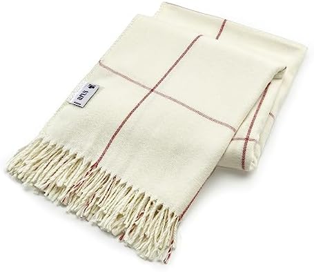 Arus Acrylic Highlands Collection Queen Throw Blanket Pink Stripes, 60x80 - Image 3
