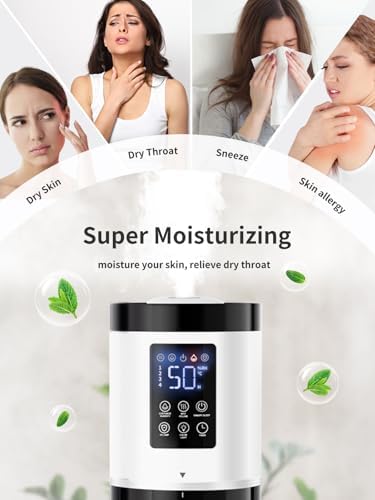 8L Humidifiers for Bedroom, 30dB Quiet, 500ft² Coverage, 60H Runtime - Image 6