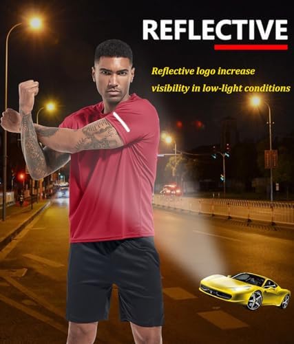 Boyzn 1, 3, 5 or 7 Pack Men's Workout Running Shirts, Dry Fit Moisture Wicking T-Shirt, Gym Athletic Short Sleeve Tee Shirts - Image 4