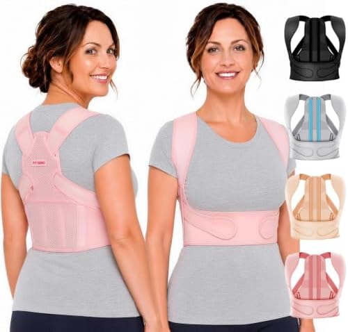 Fit Geno Posture Corrector for Women Lite, Upper Back Brace for Slouching by FitGeno