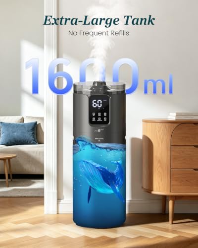 Lacidoll 16L Cool Mist Humidifiers for Large Room Whole House 1500 sq.ft - Image 3
