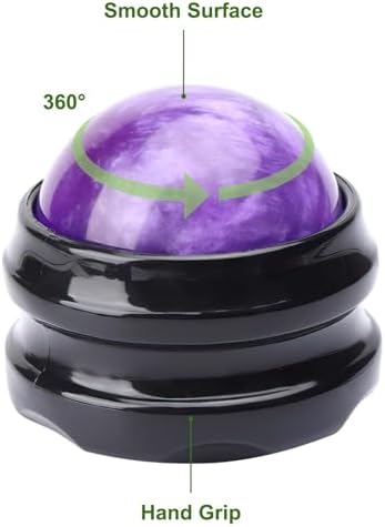 WOVTE Massage Ball, Lacrosse Balls, Self Massage Tool for Sore Muscles, Shoulders, Neck, Back, Foot, Body, Deep Tissue, Trigger Point, Muscle Knots, Yoga and Myofascial Release (Purple) - Image 3