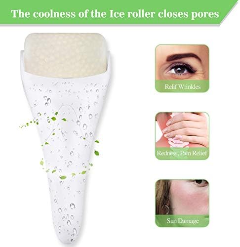 Fronnor Ice Roller for Face,Eyes,Facial Massager Tool,Soothing Skin Care Tool,Cooling Skincare Device for Puffiness,At-Home Spa Gift for Women(White) - Image 3