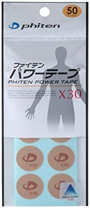 Phiten X30 Titanium Power Tape Discs (50 Discs) by PHITEN