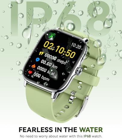 Smart Watch for Women Men- Answer/Make Call, 2025 IP68 Waterproof Fitness Step Sleep Tracker Watch with Monitor Activity Counter Smartwatch for Andriod iPhone iOS Samsung Compatible - Image 6