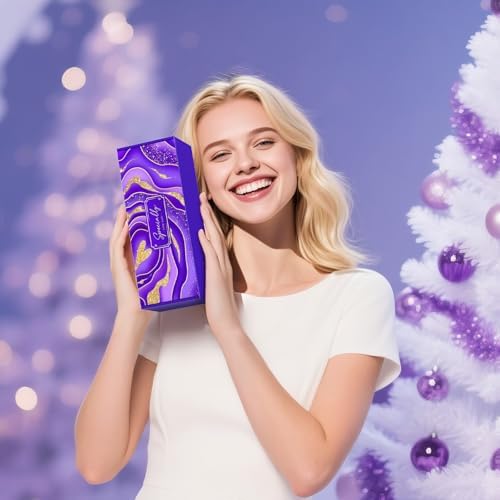 Christmas Birthday Gifts Set for Women Purple Self Care Spa Gift Basket Set - Image 6