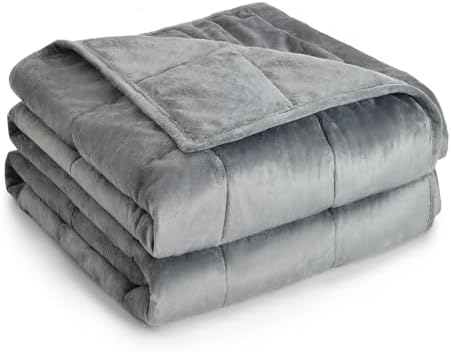 Topblan Weighted Blanket Twin Size 12lbs, 48 x 72 for Adults by Topblan