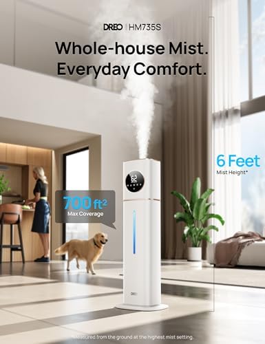 DREO 11L Smart Humidifier Large Room 700 ft², Humidifiers for Bedroom, 100H - Image 2