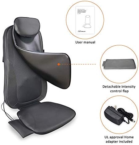 Snailax Back Massager with Heat, Shiatsu Massage Chair Pad for Back Pain, Rolling Kneading Massage Seat Cushion, Gifts for Women/Men, Stress Relax at Home Office - Image 6