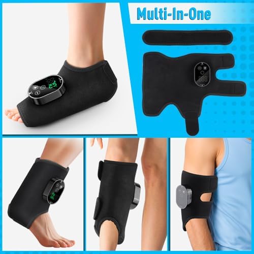 Foot Massager for Neuropathy Plantar Fasciitis, Ankle Massager Heat Pad - Image 4