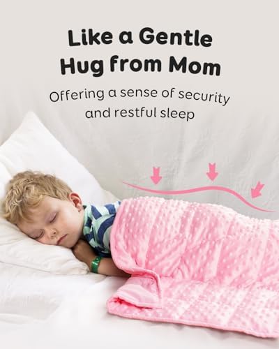 Kivik Weighted Lap Pad, Minky Dots Small Weighted Blanket, 20"x30" 2lbs - Image 2
