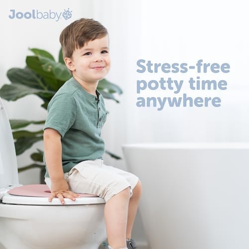Jool Baby Folding Travel Potty Training Seat – Easy-Remove Pull Tab (Pink) - Image 5