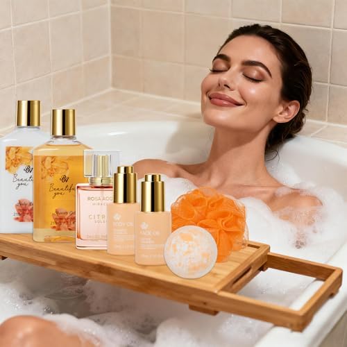 Gifts for Women, 35 Pcs Home Spa Gift Basket, Hydrating Face Skin Care Set - Image 3