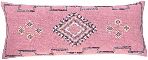 Trade Star Sabra Kilim Lumbar Cushion Cover 14X36 Inch Handloomed Spring Oblong Pillow Cover 100% Cotton Pillow Cover for Home Decorative Fall Decor Highly Durable Farmhouse Pillow Case (Pattern - 6) by TradeStar
