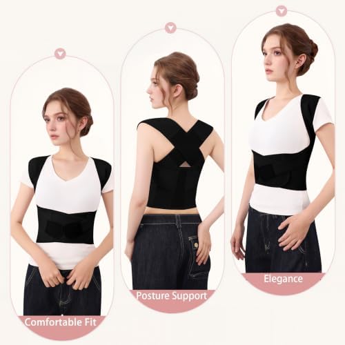 Posture Corrector for Women & Men Back Brace Instant Straightener Scoliosis - Image 5