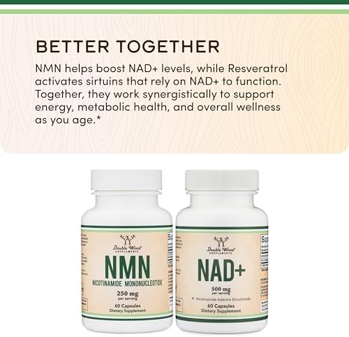 NMN 250mg per Serving, 99% Purity, Cellular Energy & Healthy Aging, 60 Caps - Image 5