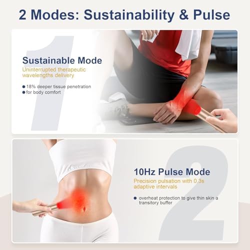 Red Light Therapy and Near Infrared Light Therapy Wand for Face Body Joints - Image 3