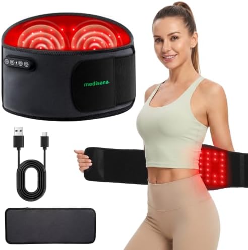 Medisana Red Light Therapy for Body with Heat and Vibration, Red Light Belt by medisanaUSA