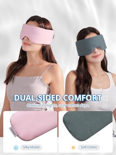 SARISUN Sleep Mask Dual-Side Blackout Eye Masks for Sleeping Men&Women - Image 2