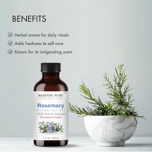 Majestic Pure Rosemary Essential Oil for Diffuser - 1 Fl Oz - Image 5