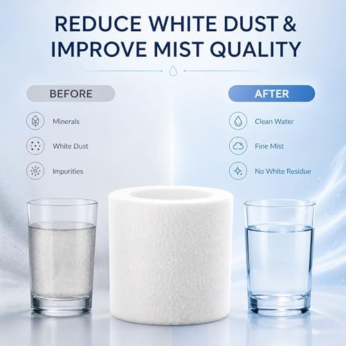 50-Pack Top Fill Humidifier Replacement Filters Compatible with Levoit Humidifier Models Classic160, Dual150, Dual200S, Classic300S, LV600S, OasisMist 450S, Superior 6000S - Image 6