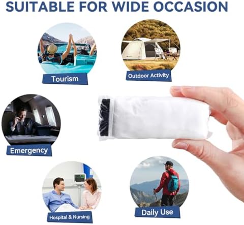10 Packs Mens Disposable Underwear Briefs,100% Cotton Portable Brief Panties for Travel Spa Hospital Emergencies - Image 4