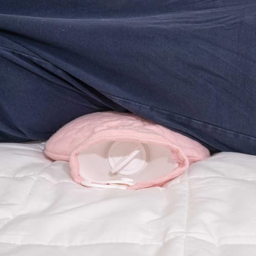 Fashy Hot Water Bottle with Blush Pink Quilted Cotton (67oz / 2L) - Image 5