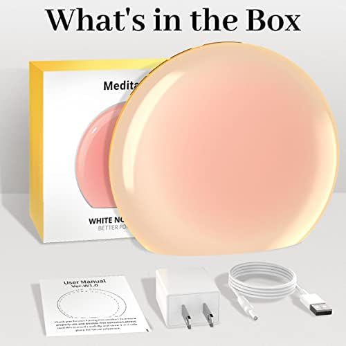 Meditation White Noise Sound Machine with 30 Soothing Sounds 12 Colors Night Light 10 Brightness Levels 32 Volume Level 4 Timers and Memory Function Sleep Machine for Baby Kids Adults (Wood Grain) - Image 5