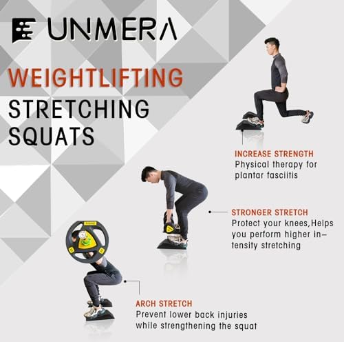 UNMERA Squat Wedge Block Non Slip for Heel Elevated Squats, 2PCS - Image 4