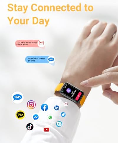Amzhero Health Fitness Tracker with 24/7 Heart Rate, Blood Oxygen, Blood Pressure, Sleep Tracker, 5ATM Waterproof Activity Trackers with Step Tracker, Pedometer (S & L Bands Included) - Image 6