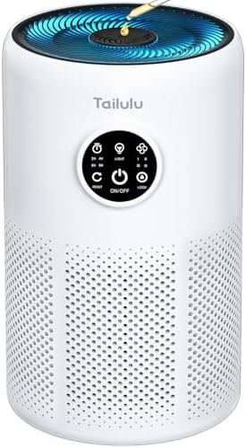 Tailulu Air Purifiers for Home Bedroom with Washable Filter Up to 1360 Ft² by Tailulu