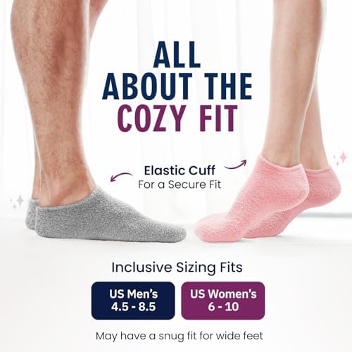 Dr. Frederick's Original Moisturizing Gel Socks, Plush Pink, 1 Pair - Image 5