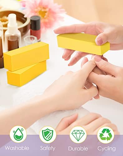 Maryton Nail Buffer Fine Grit Finishing Block for Natural Nails, 5 PCS - Image 3