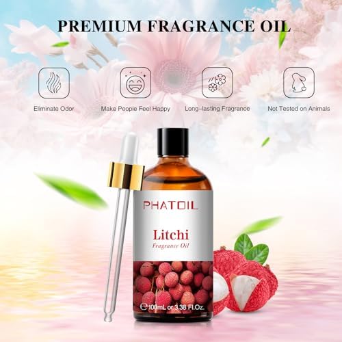 PHATOIL Litchi Fragrance Oil for Diffuser Aromatherapy 3.38FL.OZ - Image 3