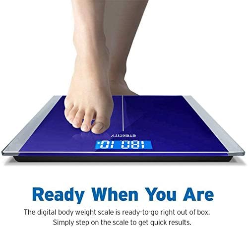 Etekcity Digital Electric Bathroom Scale for Body Weight, 400 lbs, Blue - Image 4