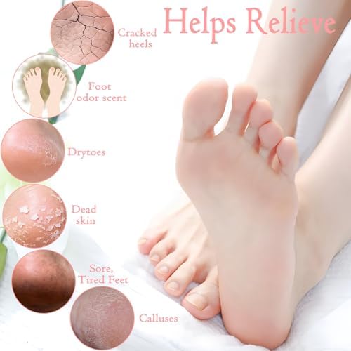 Bath Foot Bombs, 20 Pack Foot Soak with Bath Salt. Organic Natural Handmade Aroma Pure Essential Oil Bubble Foot Balls for Foot Callus, Dry Cracked, Stubborn Foot Odor Scent. - Image 2