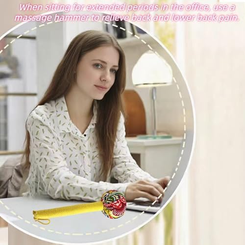 Manual Massage Hammer, 2‑Pack, Handheld Traditional Wellness Massage Hammer for Full‑Body Acupressure, Muscle Tension Relief for Back, Shoulder & Neck, US Design Patent Protected - Image 5